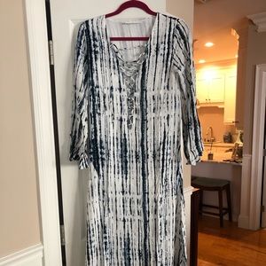 Patterned maxi dress / coverup